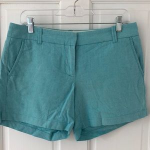 J. Crew City Fit Short - Aqua Blue - Sz 6